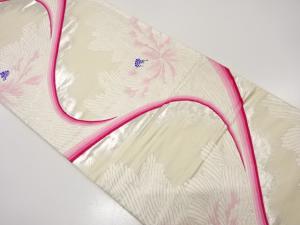 アンティーク　牡丹模様織り出し袋帯（材料）